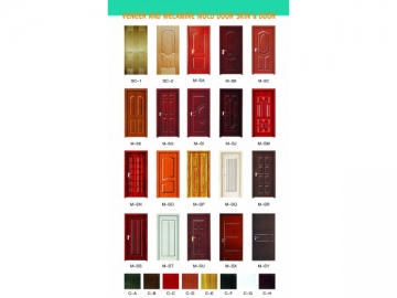 Profiled Melamine Faced MDF Door Panel