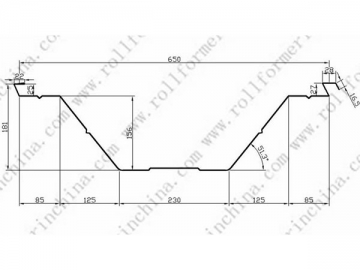 ABM Quick Span / K-Span Roll Forming Machine, CS-914-650