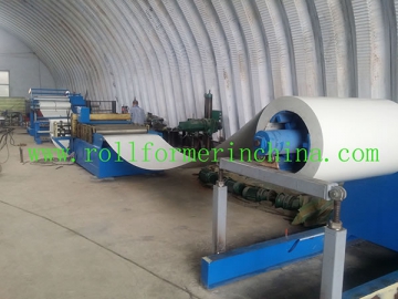 Uncoiling, Slitting and Collecting Line