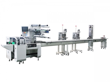 Horizontal Flow Pack Packaging Machine (Rotary Motion)