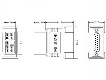 Subaru 9-Pin Adapter