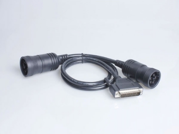 D-SUB 25 to 6P 9P Cable