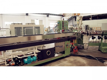 Multilayer tube extrusion line