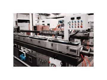 Precision medical tube extrusion line