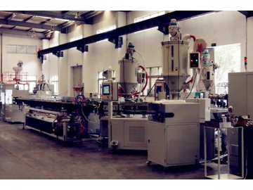 TPV,PVC automobile sealing strip extrusion line