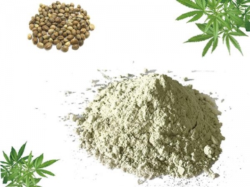 Hemp seed protein powder