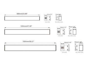 SL8050 LED Linear Light in Continuous Run